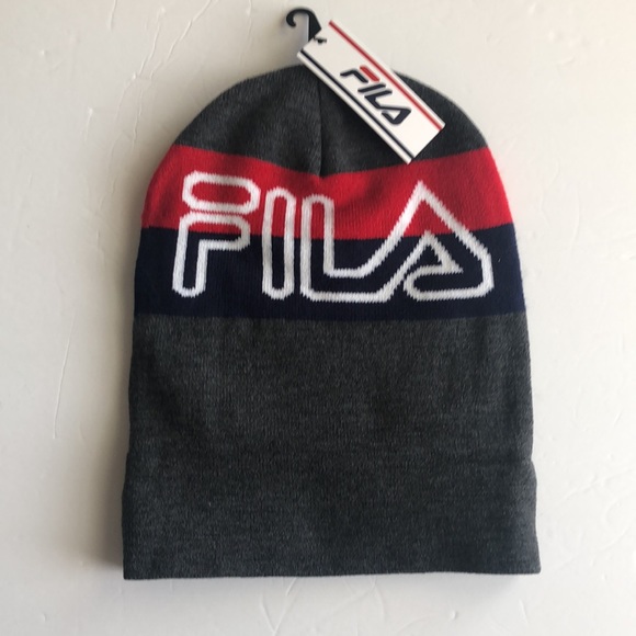FILA FOLDED BEANIE (OS) 🍂 - Picture 2 of 5